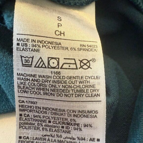 Old Navy Green Velour Cropped Sweatshirt and Jogger Pants Sz S  Cozycore, Soft - Picture 15 of 15